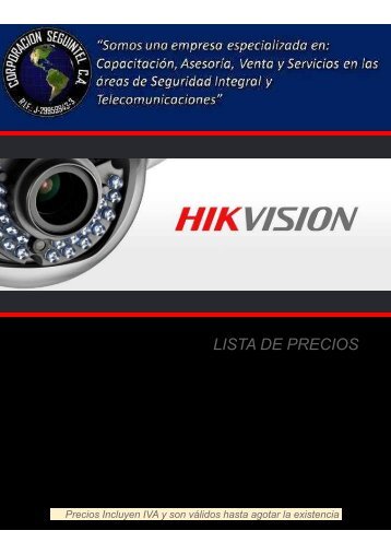 Lista Hikvision