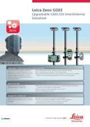 Leica Zeno GG03 Datasheet - Leica Geosystems