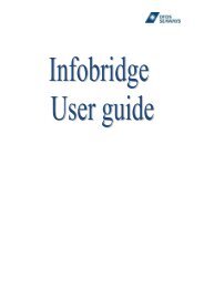 InfoBridge user guide - DFDS Seaways