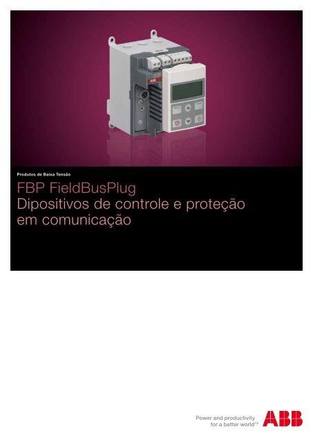 FBP FieldBusPlug Dipositivos de controle e proteção em comunicação