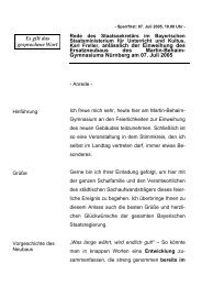 Rede anlÃ¤sslich der Einweihung des Ersatzneubaus ... - Freller, Karl