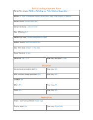 Exhibition Requirement Form - Maldives