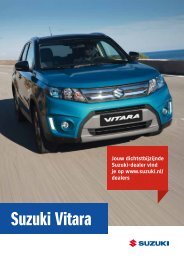 Suzuki Vitara modelbrochure