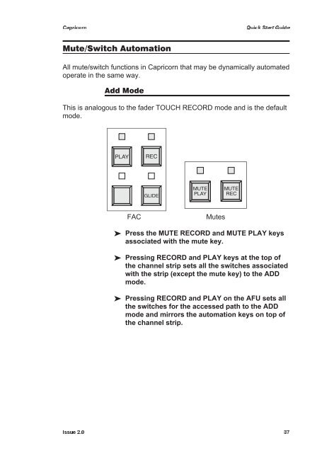 Quick Start Manual - AMS Neve