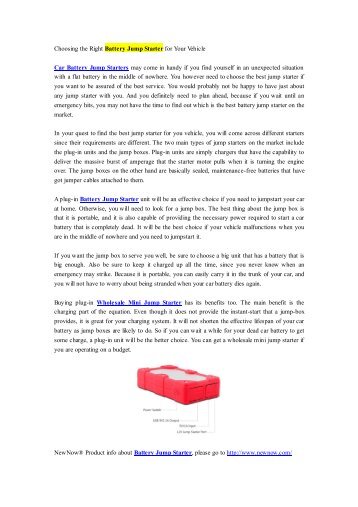 Choosing the Right Battery Jump Starter for Your Vehicle.pdf