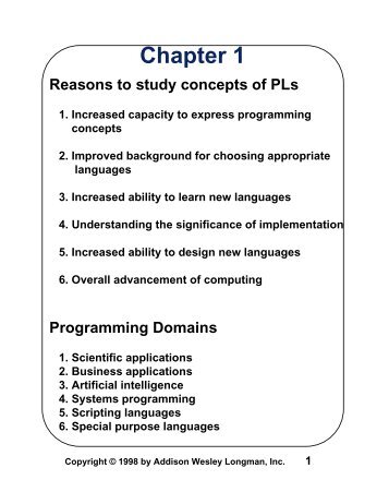 Chapter 1 - NDSU Computer Science