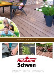Gartenkatalog 2015 HolzLand Schwan in Köln