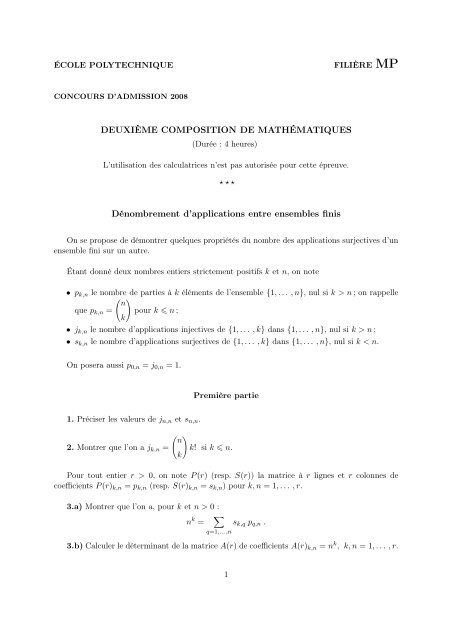 Pdf 60 Ko Sujets De Concours