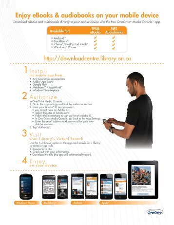 Enjoy eBooks & audiobooks on your mobile device - Municipality of ...
