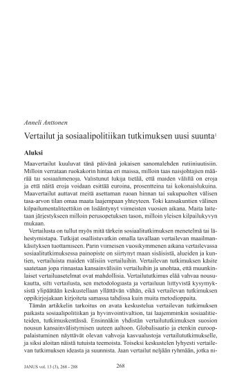 Anttonen, Anneli - Sosiaalipoliittinen yhdistys ry