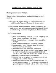 UNION MEETING MINUTES 2010-05-05 MAY.wps - Branch 3825