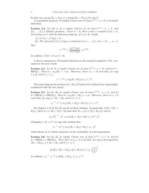 A COMBINATORIAL PROOF OF MARSTRAND'S THEOREM FOR ...