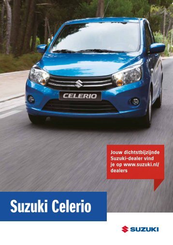 Suzuki Celerio modelbrochure