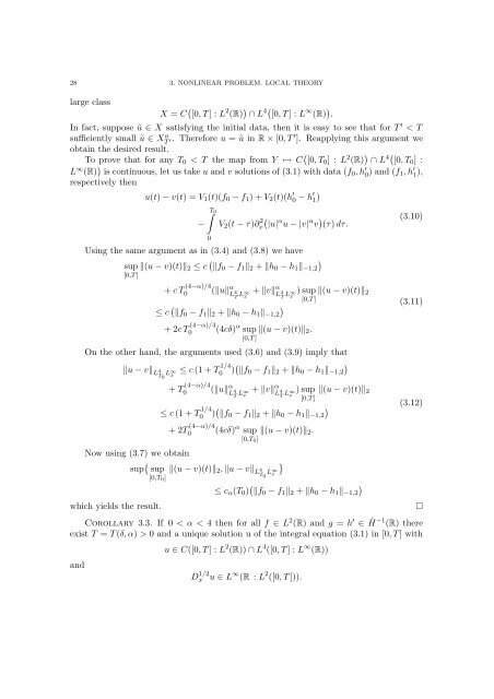 Notes on Boussinesq Equation