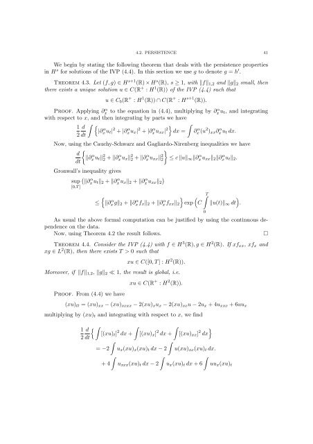 Notes on Boussinesq Equation