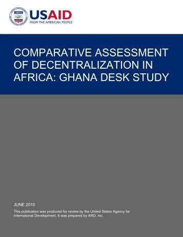 ghana desk study - Usaid