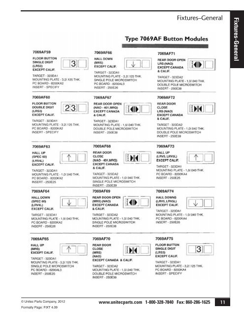 Fixtures (General) - Unitec Parts