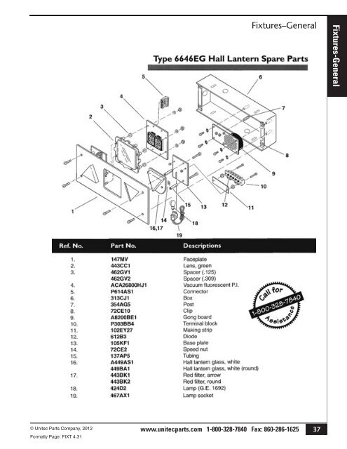 Fixtures (General) - Unitec Parts