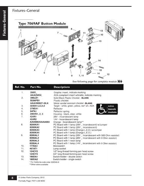 Fixtures (General) - Unitec Parts