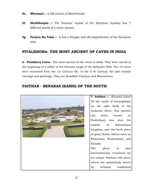 VISION TOURISM 2020 - Aurangabad District