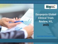 Dyspepsia Market Global Diseases Clinical Trials Review, H1, 2015