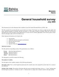 General household survey - Population Studies Center