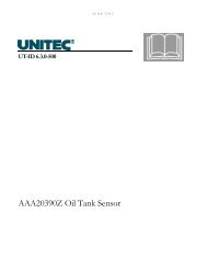 HPU Sensor Tree Adjustment Document - Unitec Parts