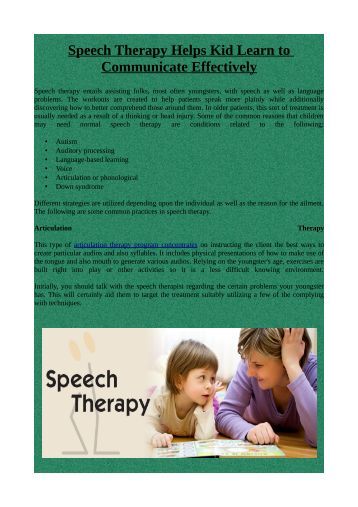 Speech help online