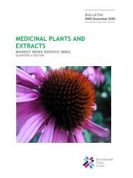 MEDICINAL PLANTS AND EXTRACTS - International Trade Centre
