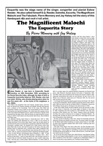 The Magnificent Malochi - Blues & Rhythm magazine