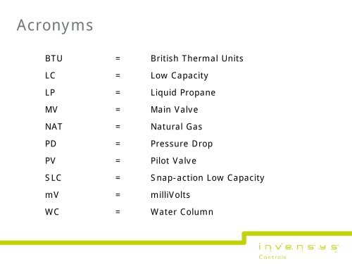 Heating Basics â Gas Valve Systems - Robertshaw Thermostats