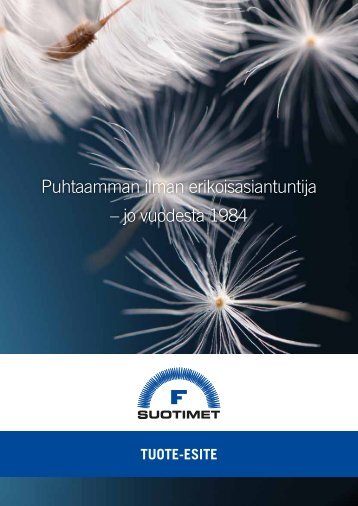 Lataa tuote-esite (PDF) - F-Suotimet Oy