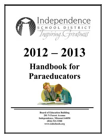 What is a Paraeducator? - Independence School District