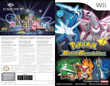 Pokemon battle revolution Manual - Nintendo