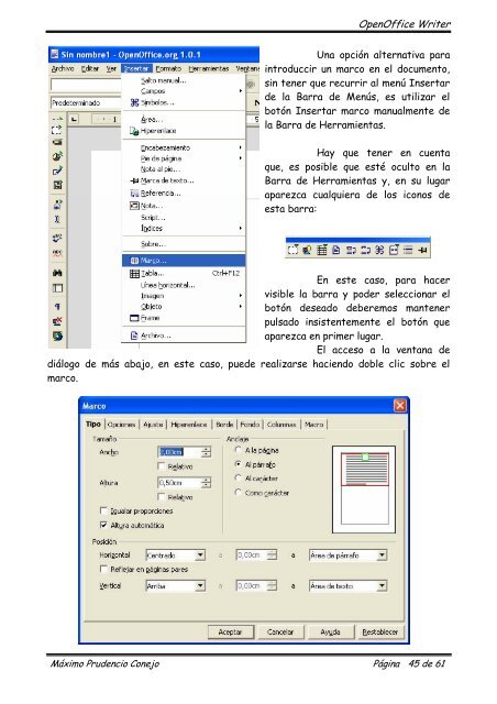 Manual de OpenOffice Writer