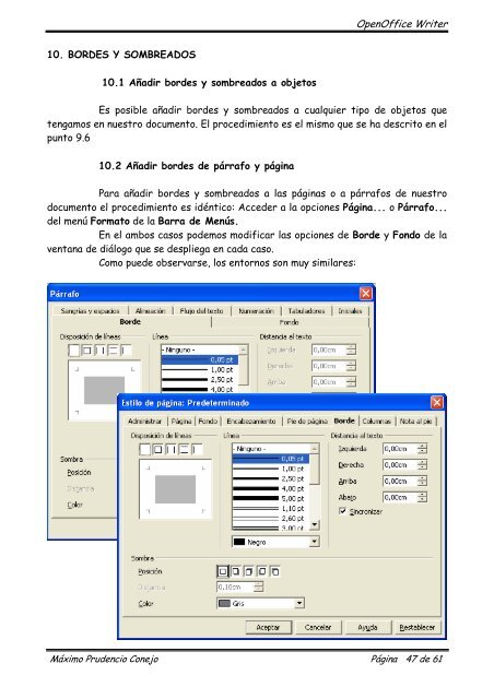 Manual de OpenOffice Writer