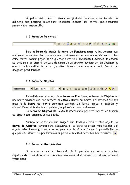 Manual de OpenOffice Writer