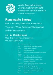 International - World Renewable Energy Congress / Network ...