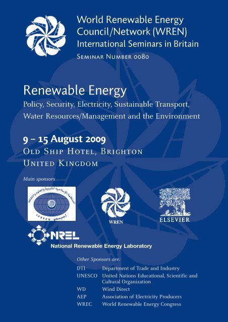 Renewable Energy - World Renewable Energy Congress / Network ...