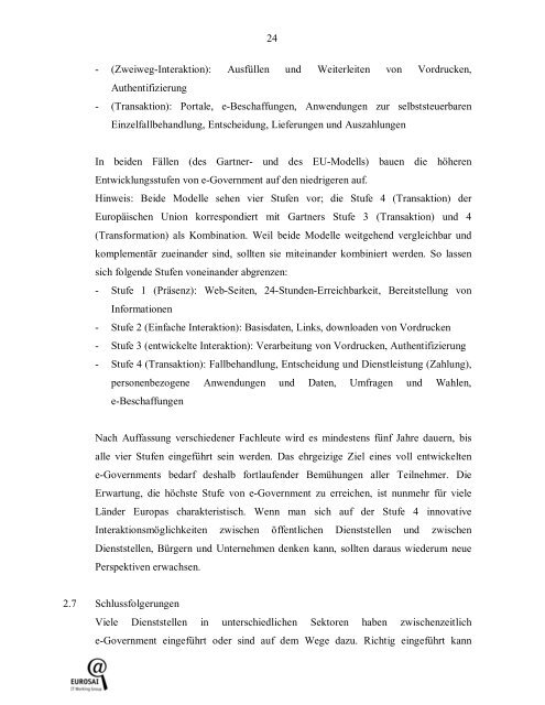 e-Government - ein PrÃ¼fungsleitfaden - EUROSAI IT Working Group