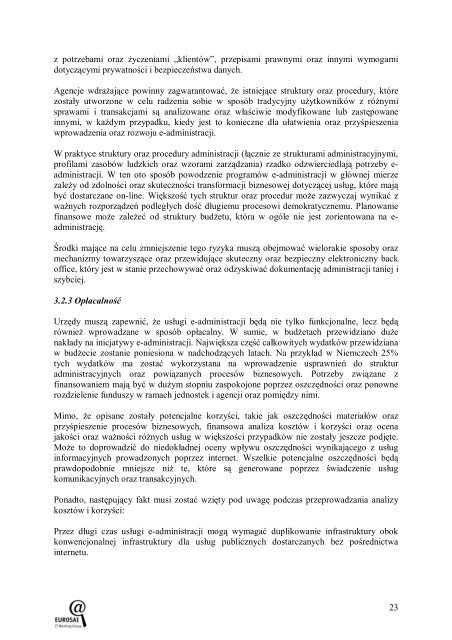 E-administracja w perspektywie kontroli - EUROSAI IT Working Group