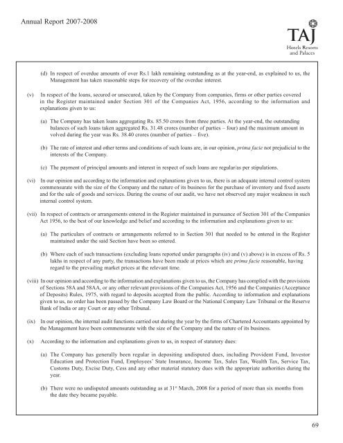 Scheduleforming part of the Balance Sheet - Domain-b