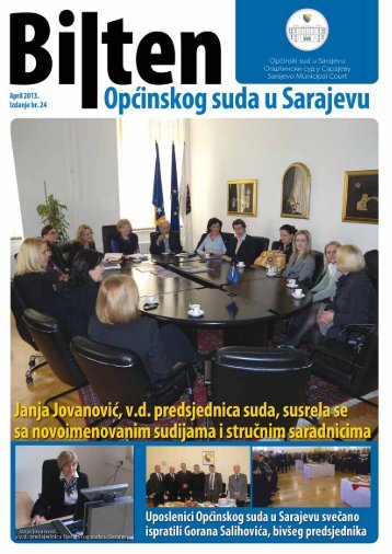 IzvrÅ¡no odjeljenje - OpÄinski sud u Sarajevu
