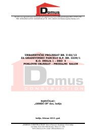 urbanistički projekat za kp br. 3339/1 - Indjija.net