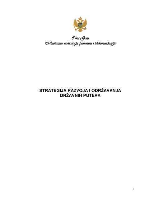 Crna Gora Crna Gora Ministarstvo saobra Ministarstvo ... - clt.org.me