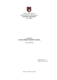 Prijedlog ZOGI.pdf - Vlada Kantona Sarajevo