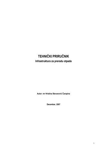 Infrastruktura za preradu otpada