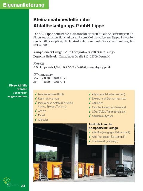 Abfall Kompass - Der Abfallwirtschaftsverband Lippe