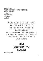 CCNL - Coop Sociali 08-06-2000 - FISASCAT CISL MILANO