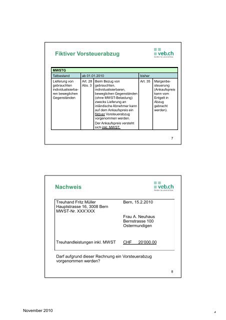 04 Slides_W.Steiger und P.Walker_04.11.10 ... - vebmedia